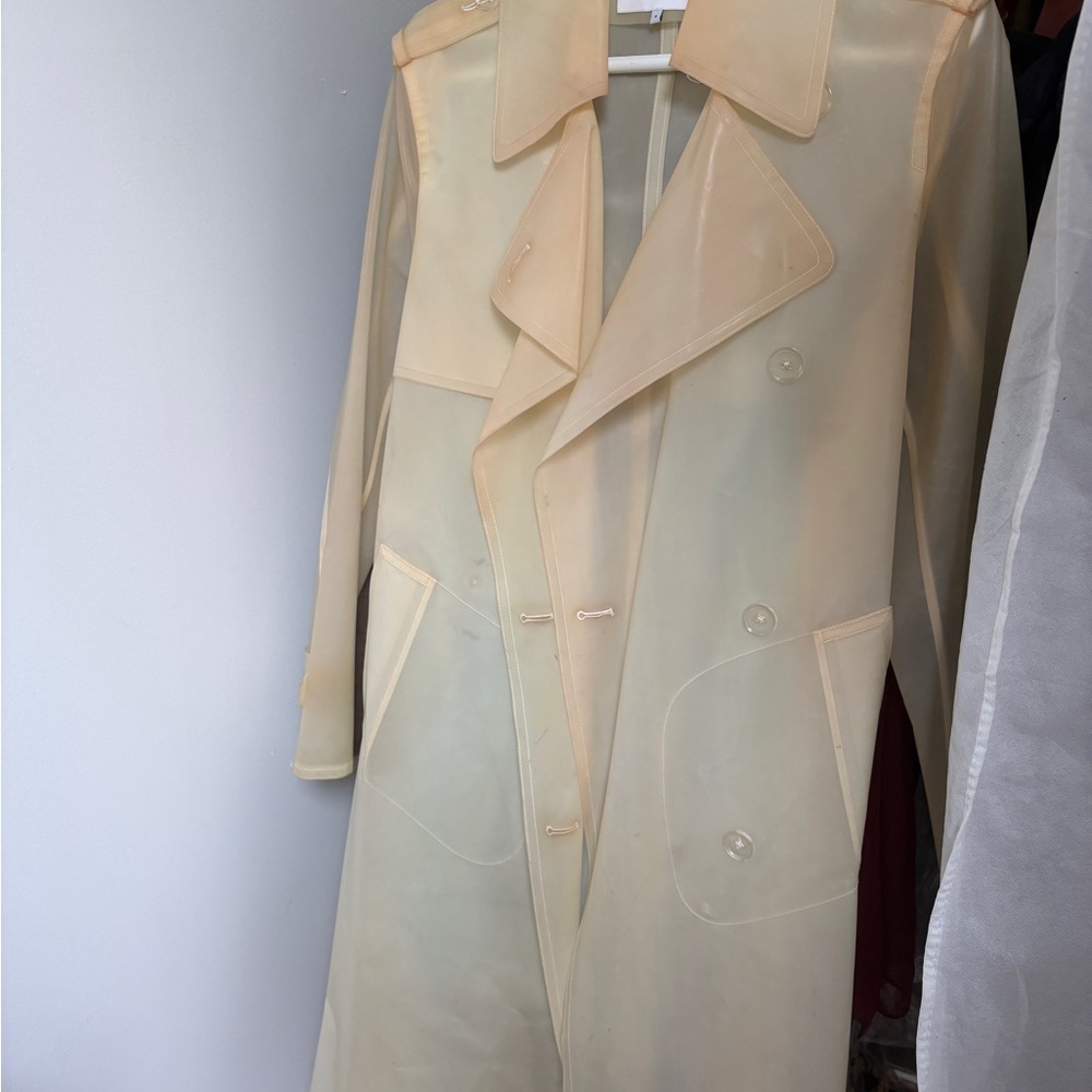 HELMUT LANG Spring 2020 Latex Trench Coat